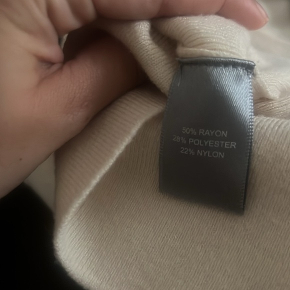 Cream Sweater Tank Top - Picture 6 of 6